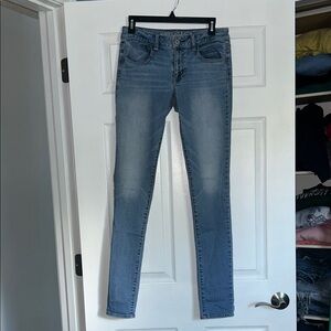 American Eagle Outfitters Light Blue Skinny Jeans X-Long